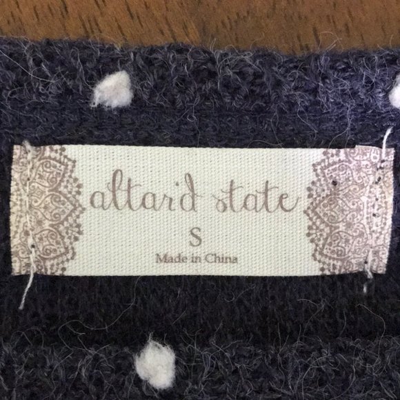 {Altar’d State} All Over Town Swiss Dot Sweater - Picture 4 of 5